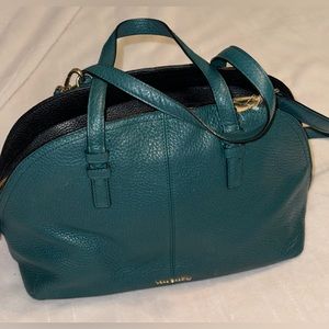 Vera Bradley Bowler Bag in emerald green
